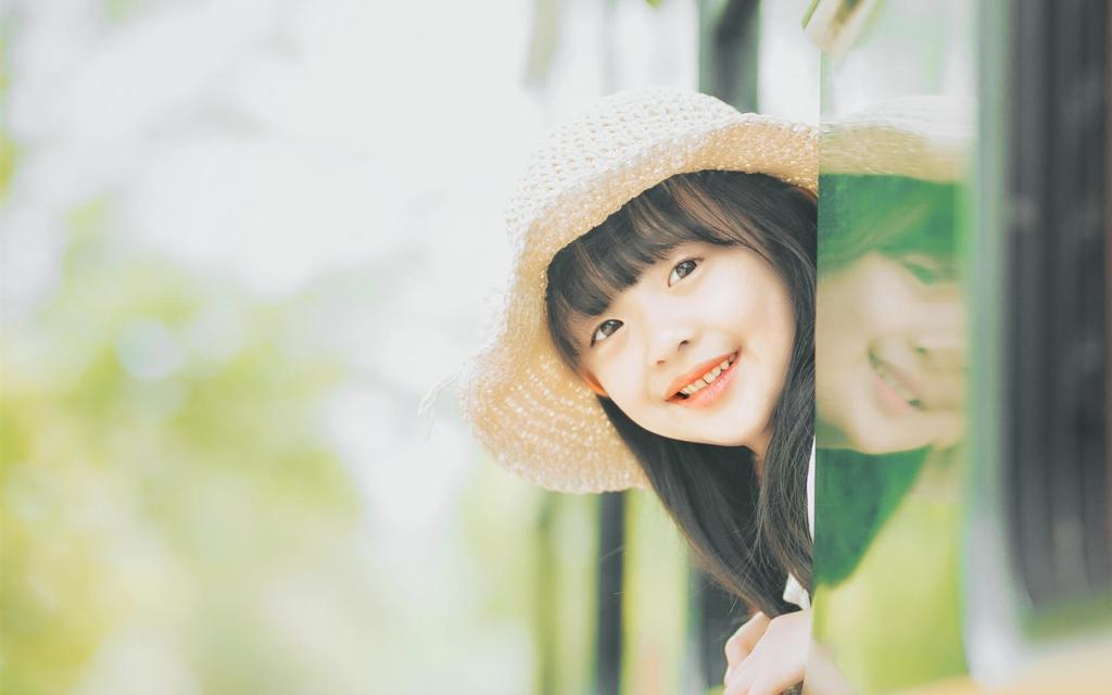 甜美的小女孩