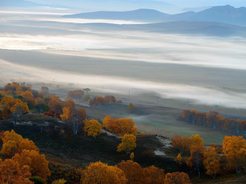 坝上草原迷人仙境风光
