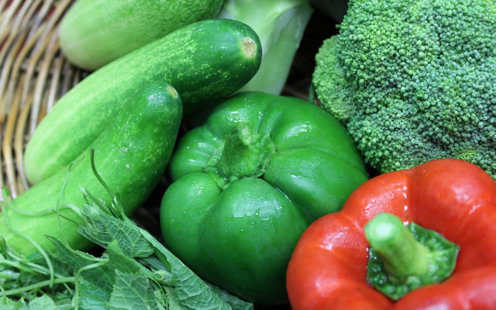 新鲜绿色有机蔬菜