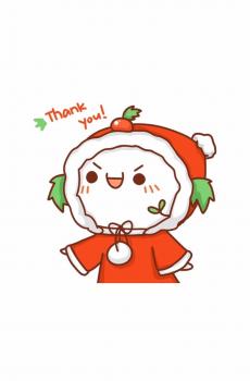 圣诞节长草颜团子可爱插画-2