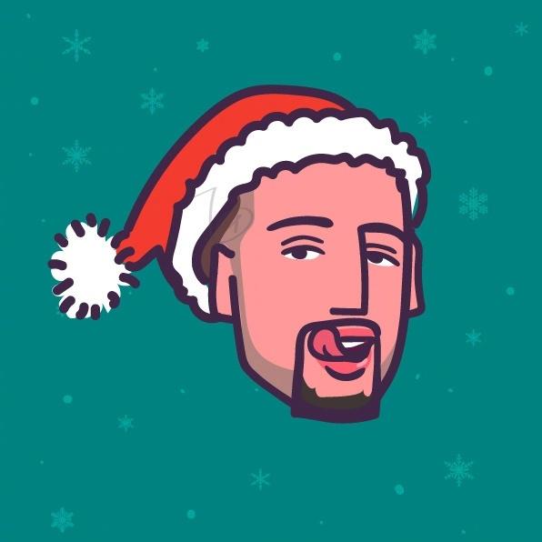 NBA众星圣诞头像