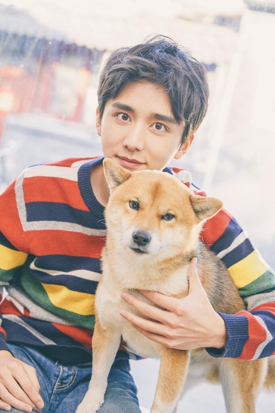 张新成冬日阳光帅气写真