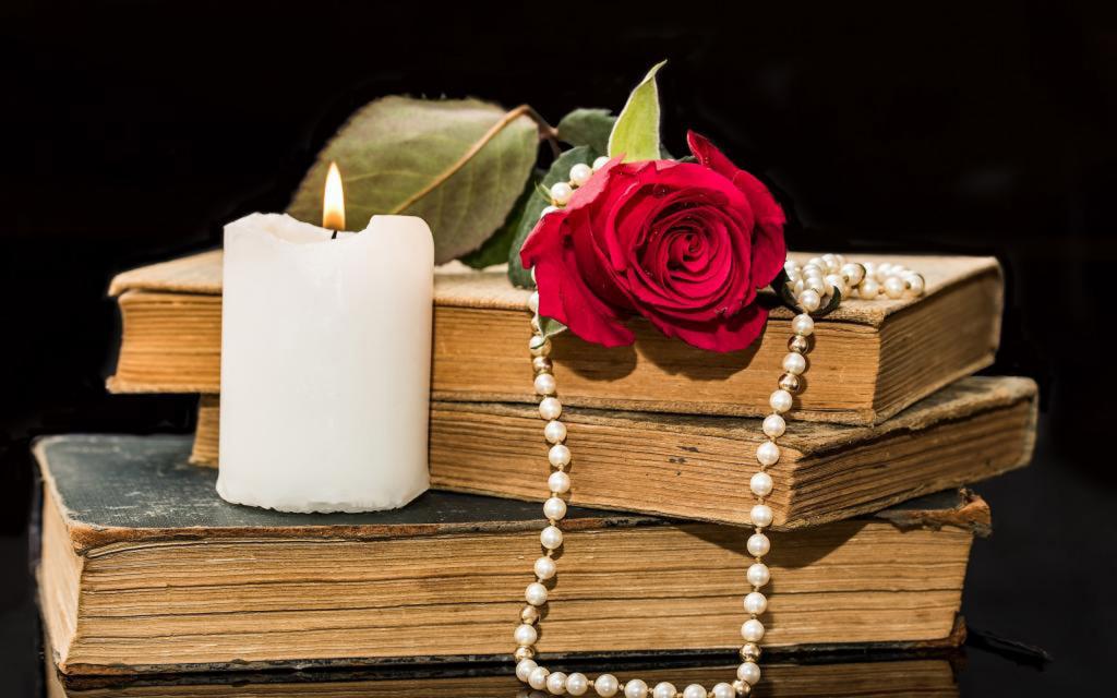 清新文艺书本创意写真