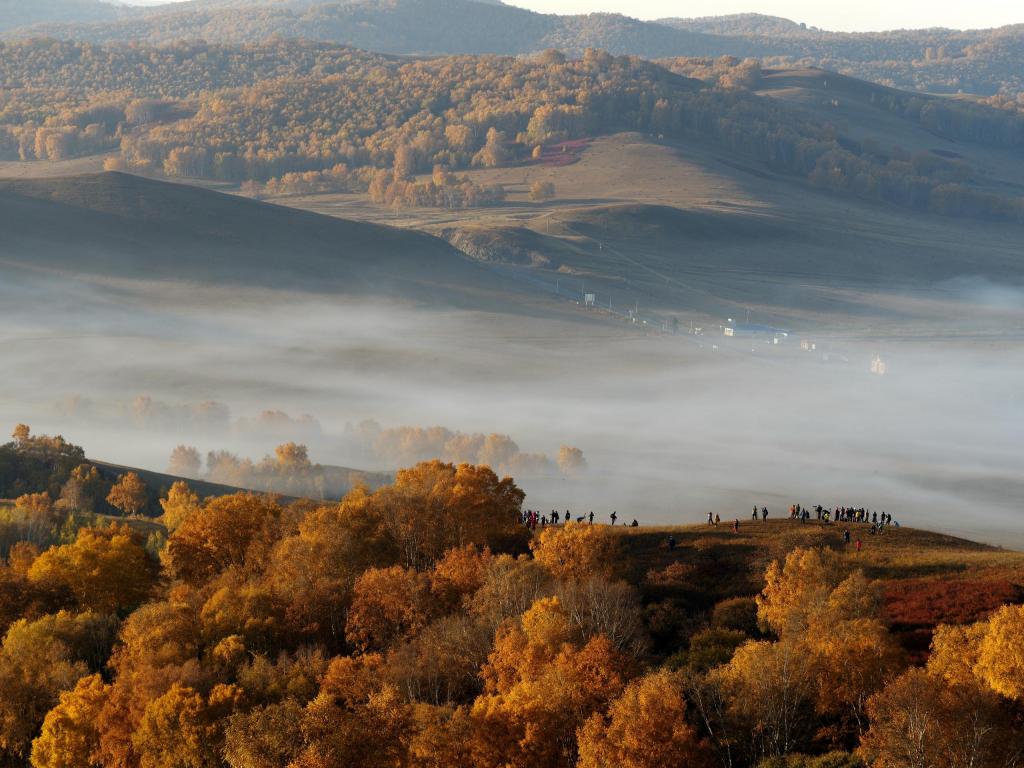 坝上草原迷人仙境风光