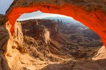 荒漠戈壁峡谷风景