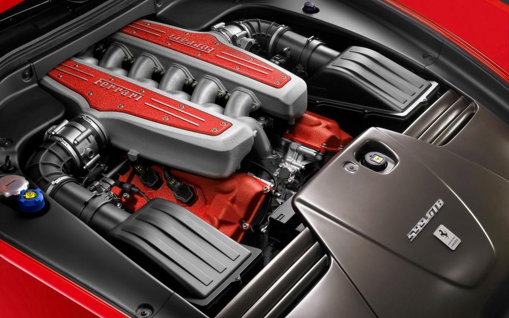 汽车宽屏发动机细节