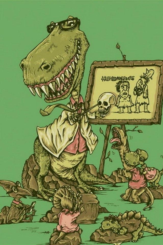 恐龙卡通插画