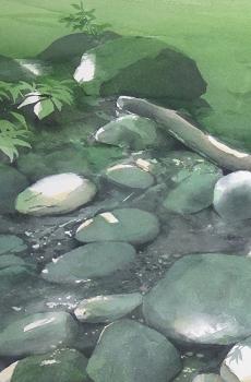 小清新手绘风景护眼-1