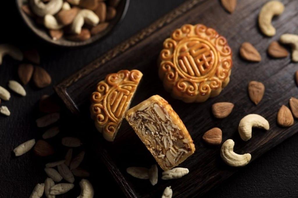 中秋节金桂飘香美味月饼