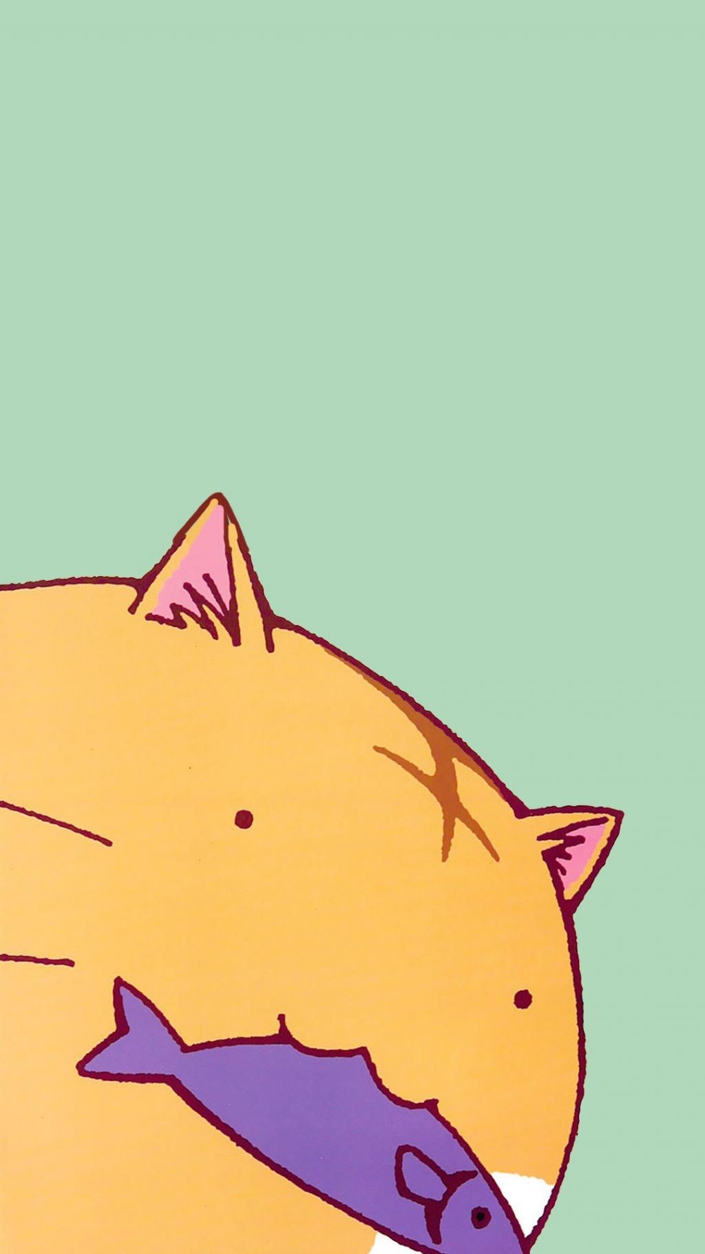 创意卡通手绘嘟嘟猫