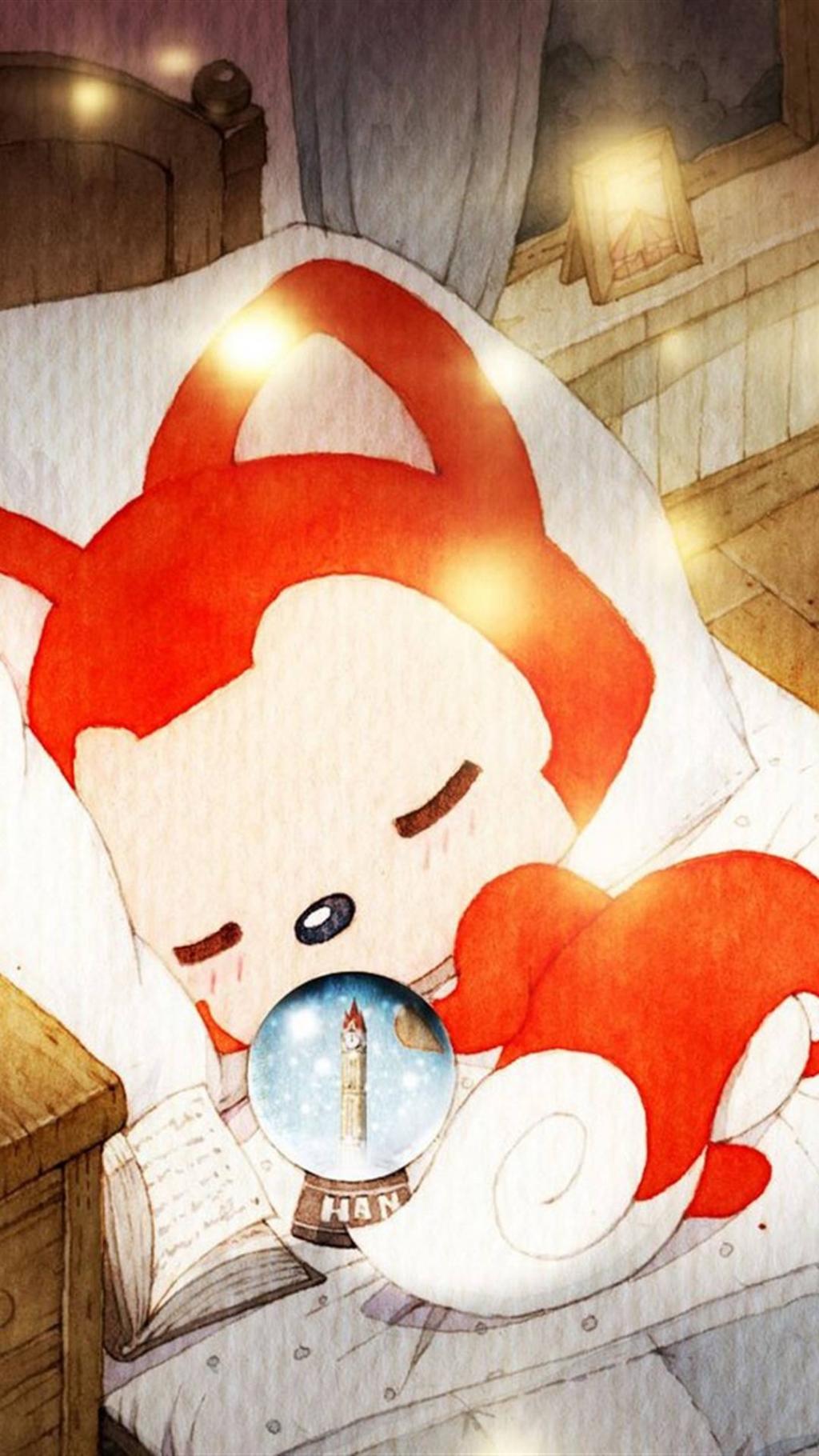 治愈系阿狸插画