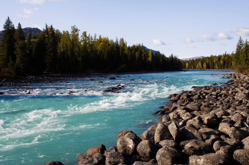 美丽的阿勒泰喀纳斯湖