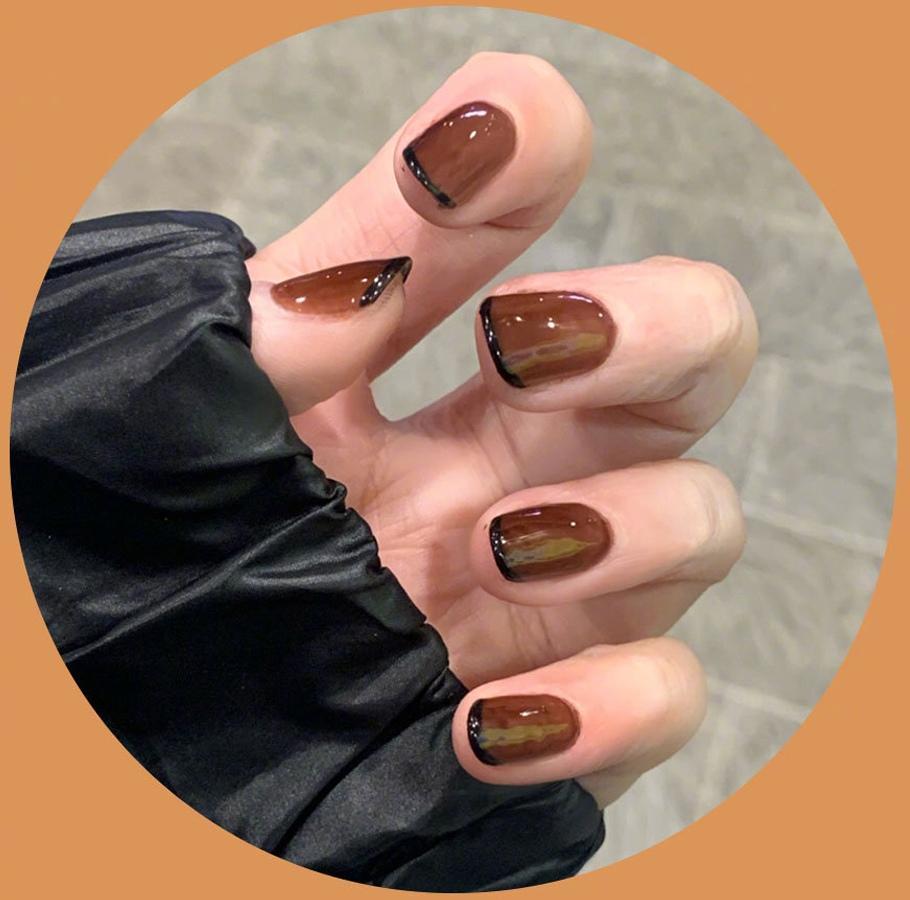 圣诞风唯美指甲