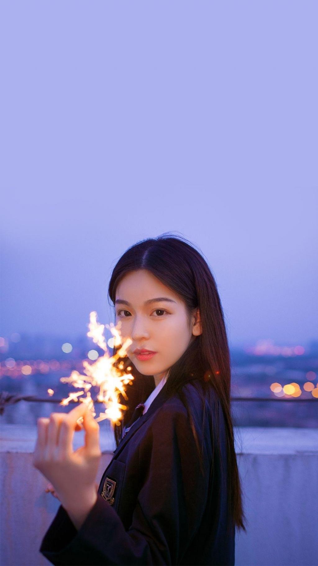 清纯美女JK制服白皙迷人写真