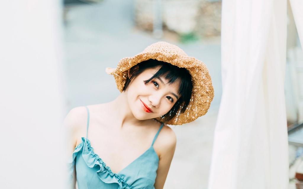 性感蓝色连体丝袜写真