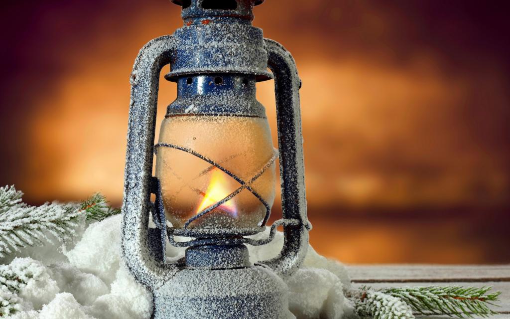 圣诞节装饰油灯