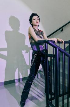 时尚霸气迷人女神郭采洁性感迷人短发写真-3