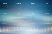 2019年创意日历表