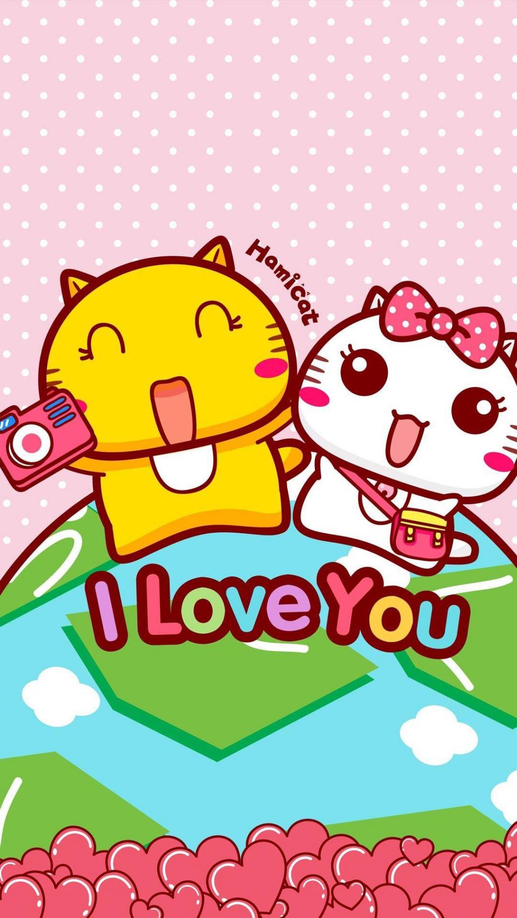 哈咪猫的爱情可爱卡通