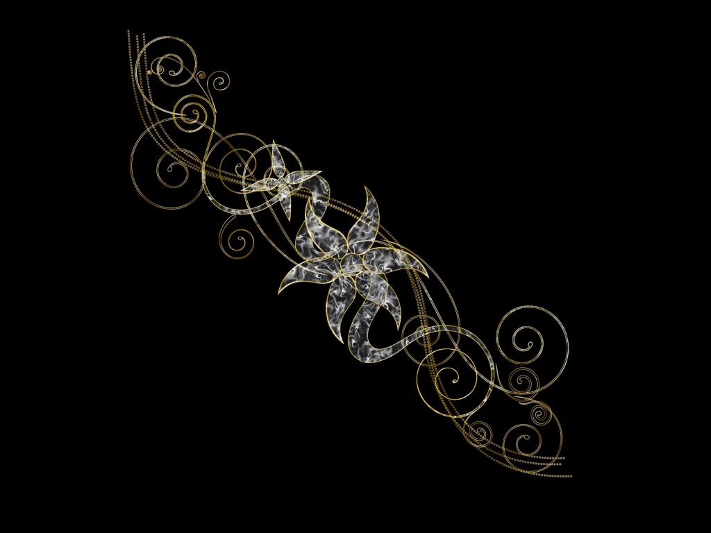 梦幻唯美的炫彩花纹