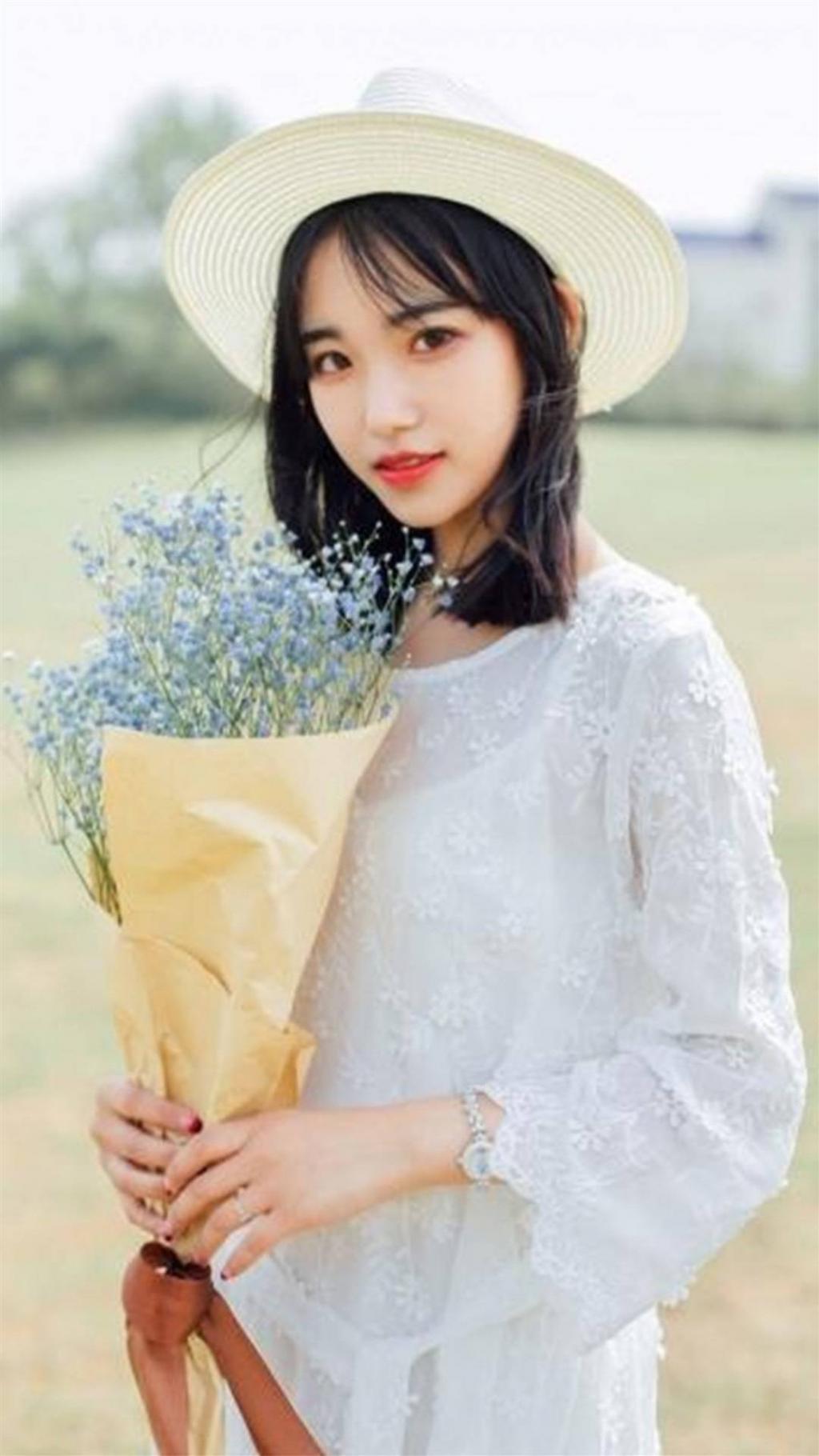 小清新日系养眼美女