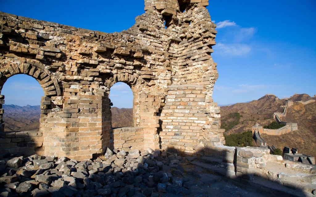 壮观的金山岭长城风光