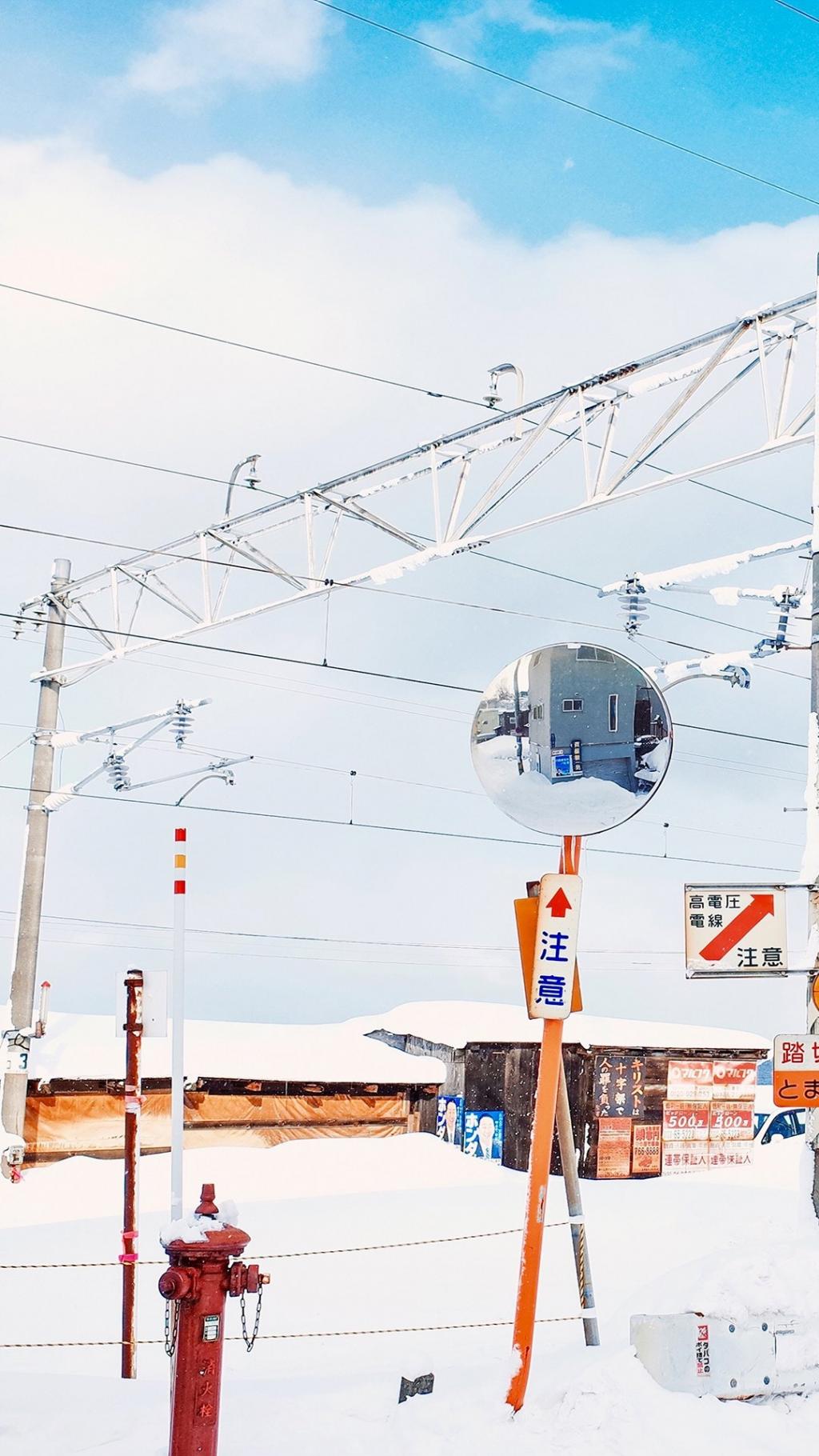 日本冬季唯美雪景