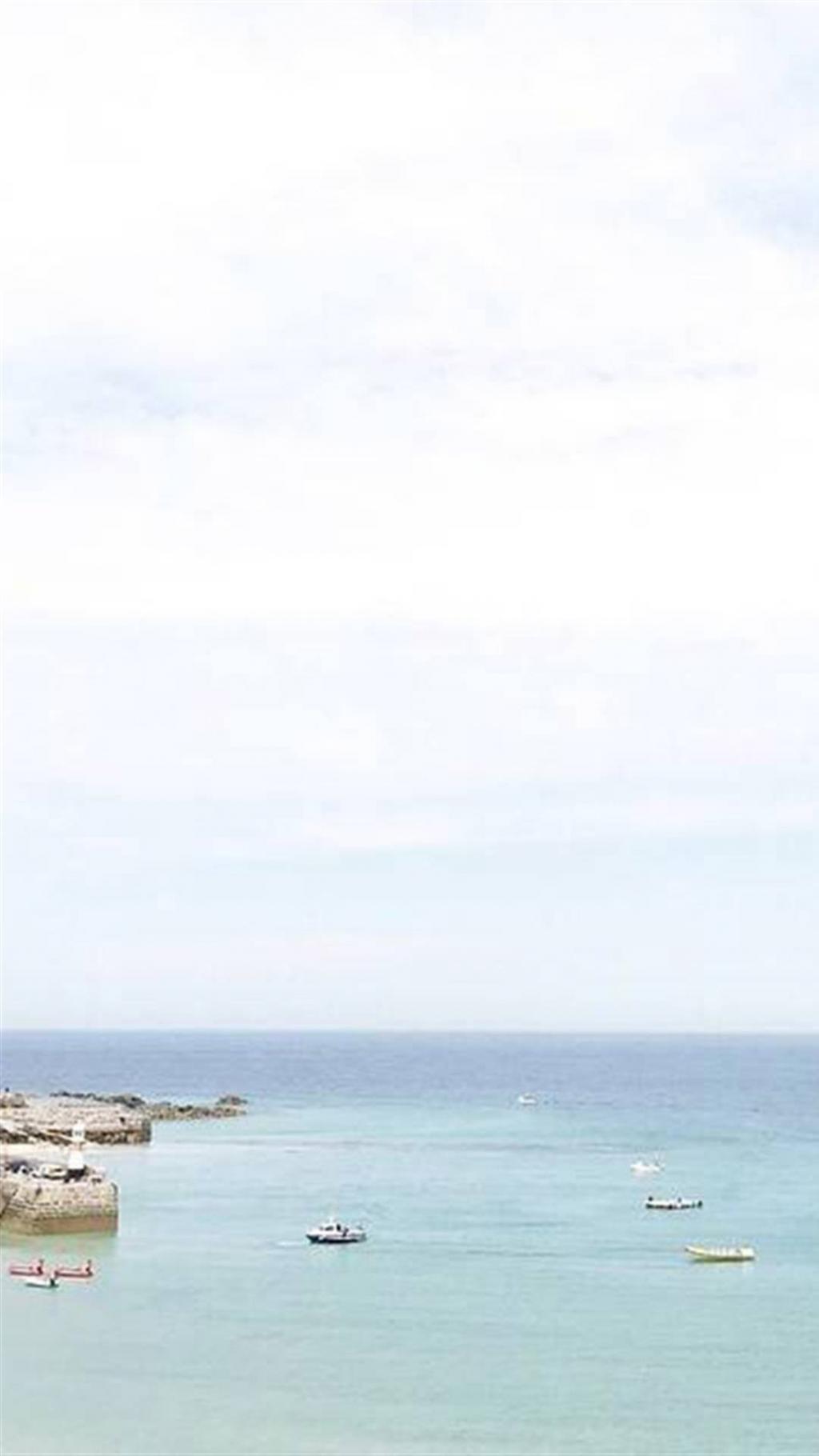 淡雅唯美大海风景