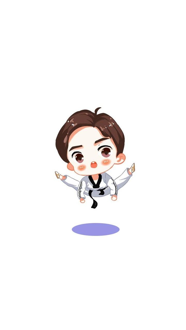 Q版杨洋可爱卡通海报