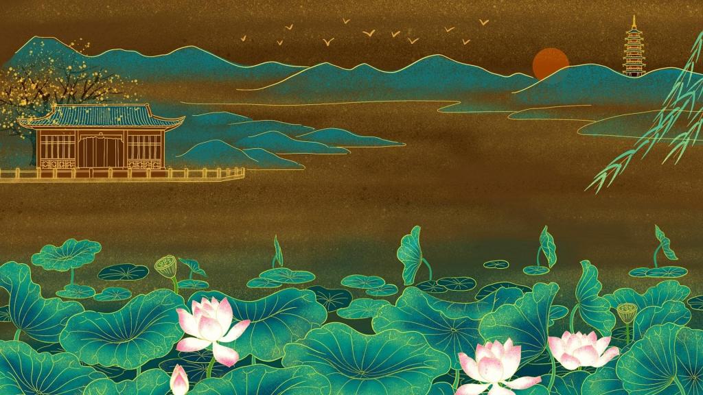 中国风创意唯美插画