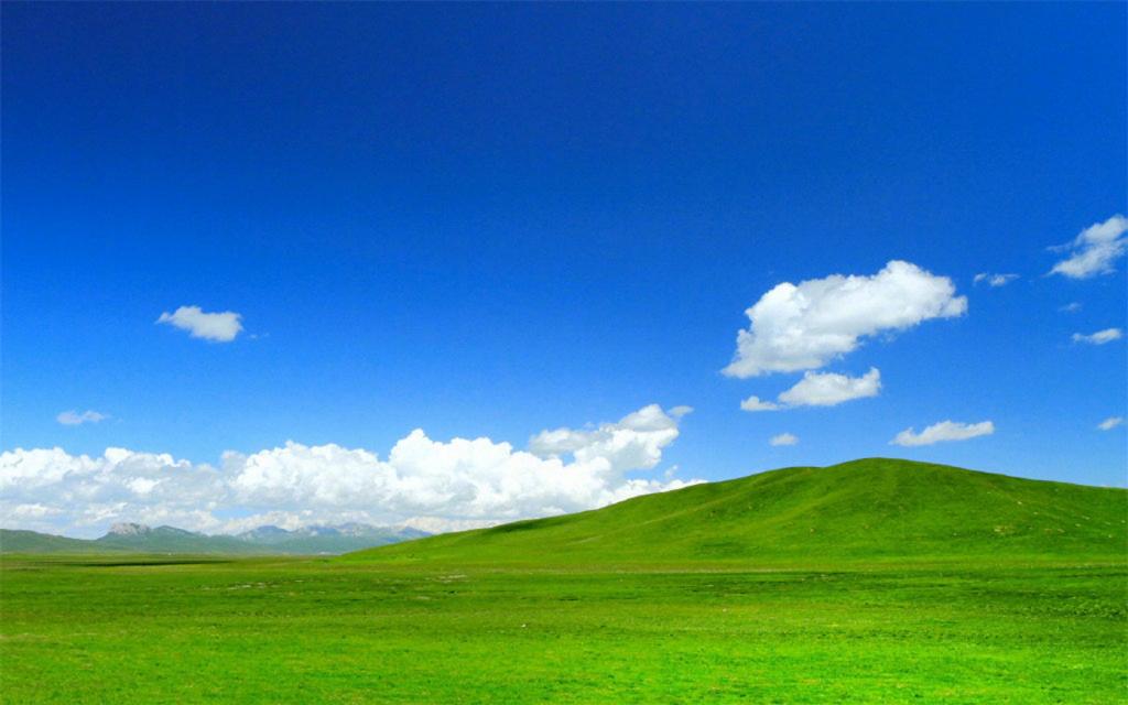 蓝天白云唯美护眼风景