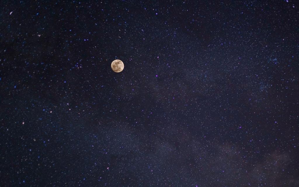 中秋节圆月美景