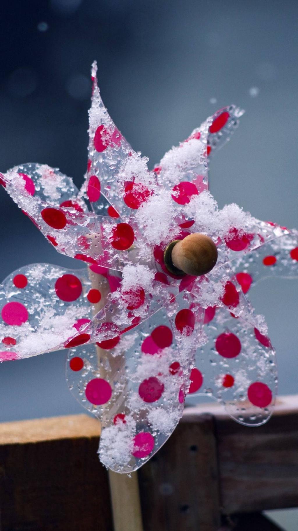 唯美五彩斑斓风车