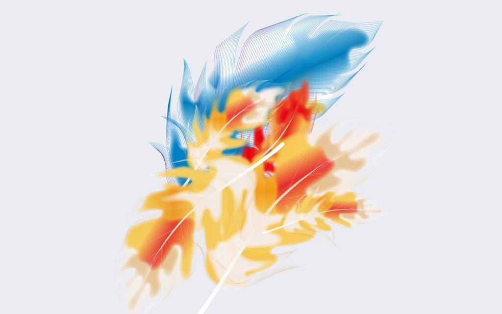 炫彩矢量唯美背景