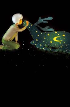 唯美手绘星空插画-3