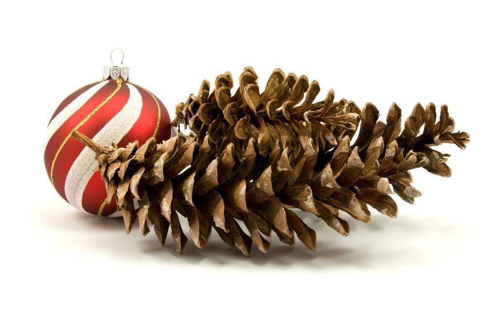 圣诞节火红彩球