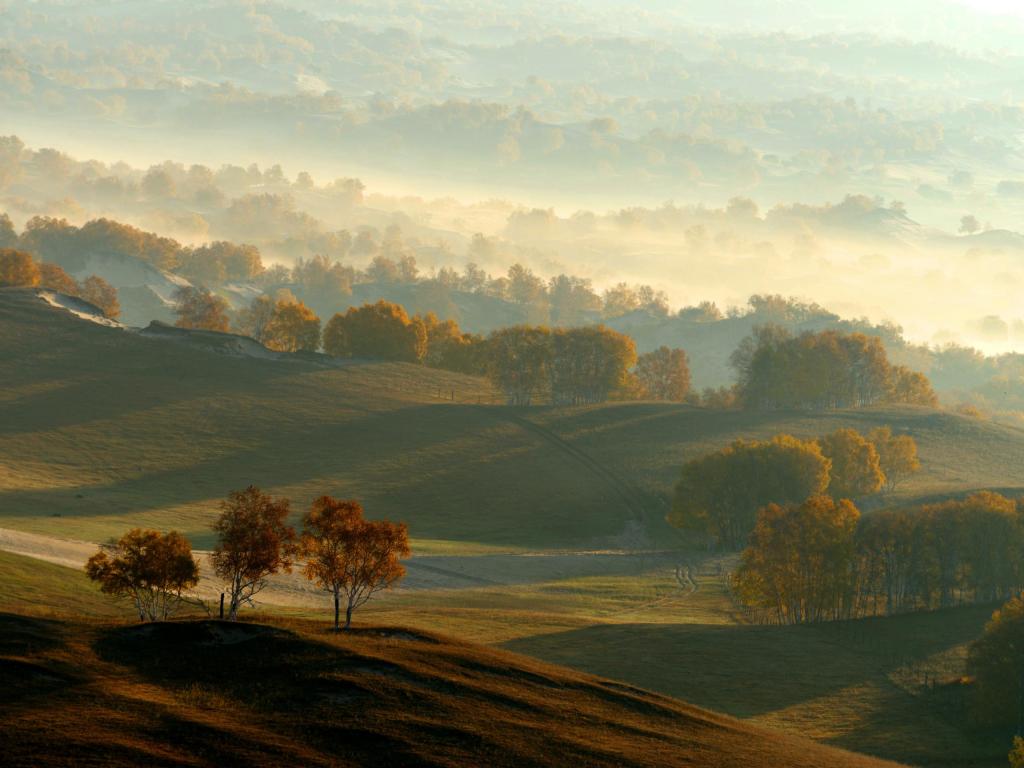 坝上草原迷人仙境风光