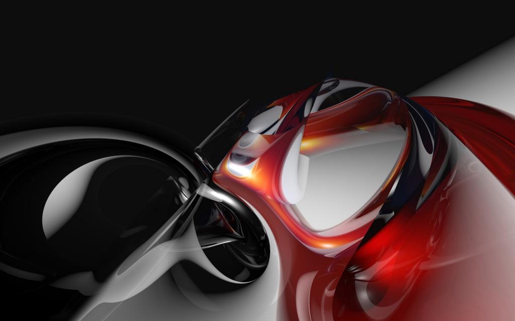 蓝光立体背景素材