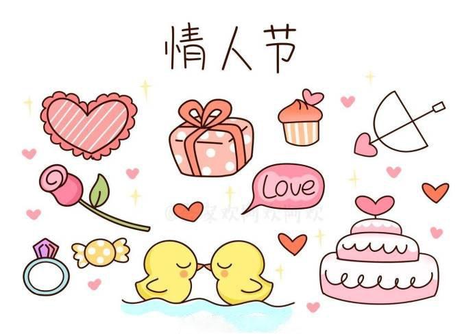 传统节日简笔画素材