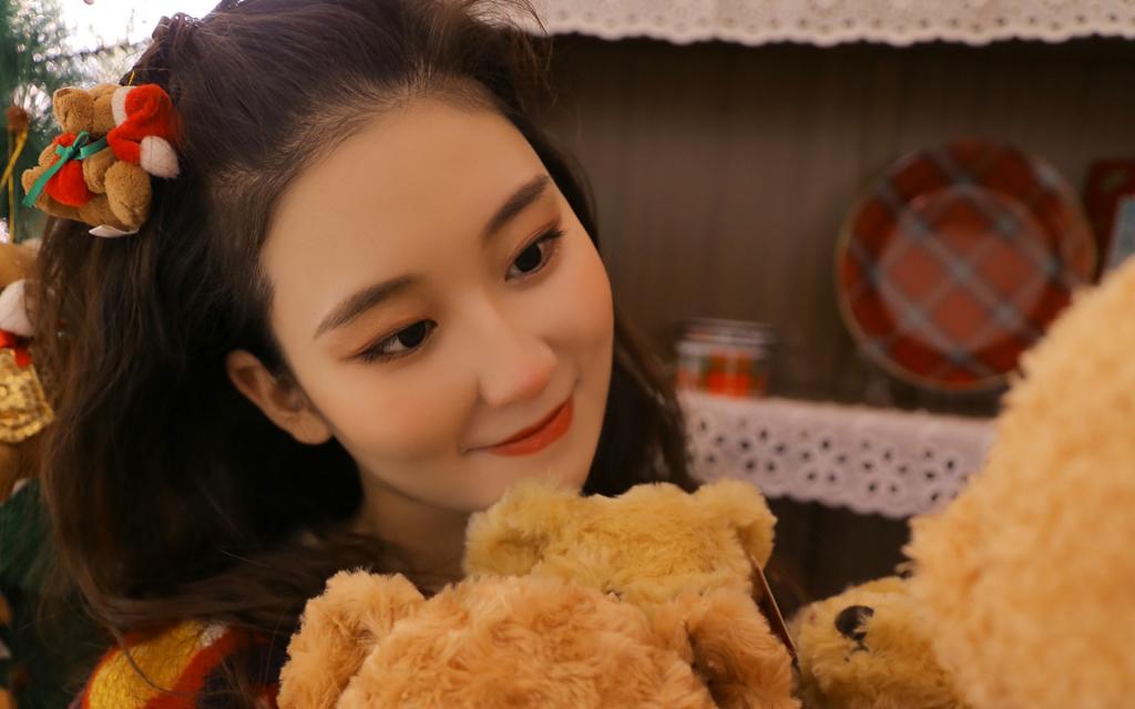 圣诞节美女艺术写真