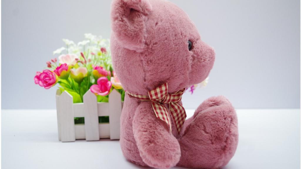 可爱的泰迪熊公仔