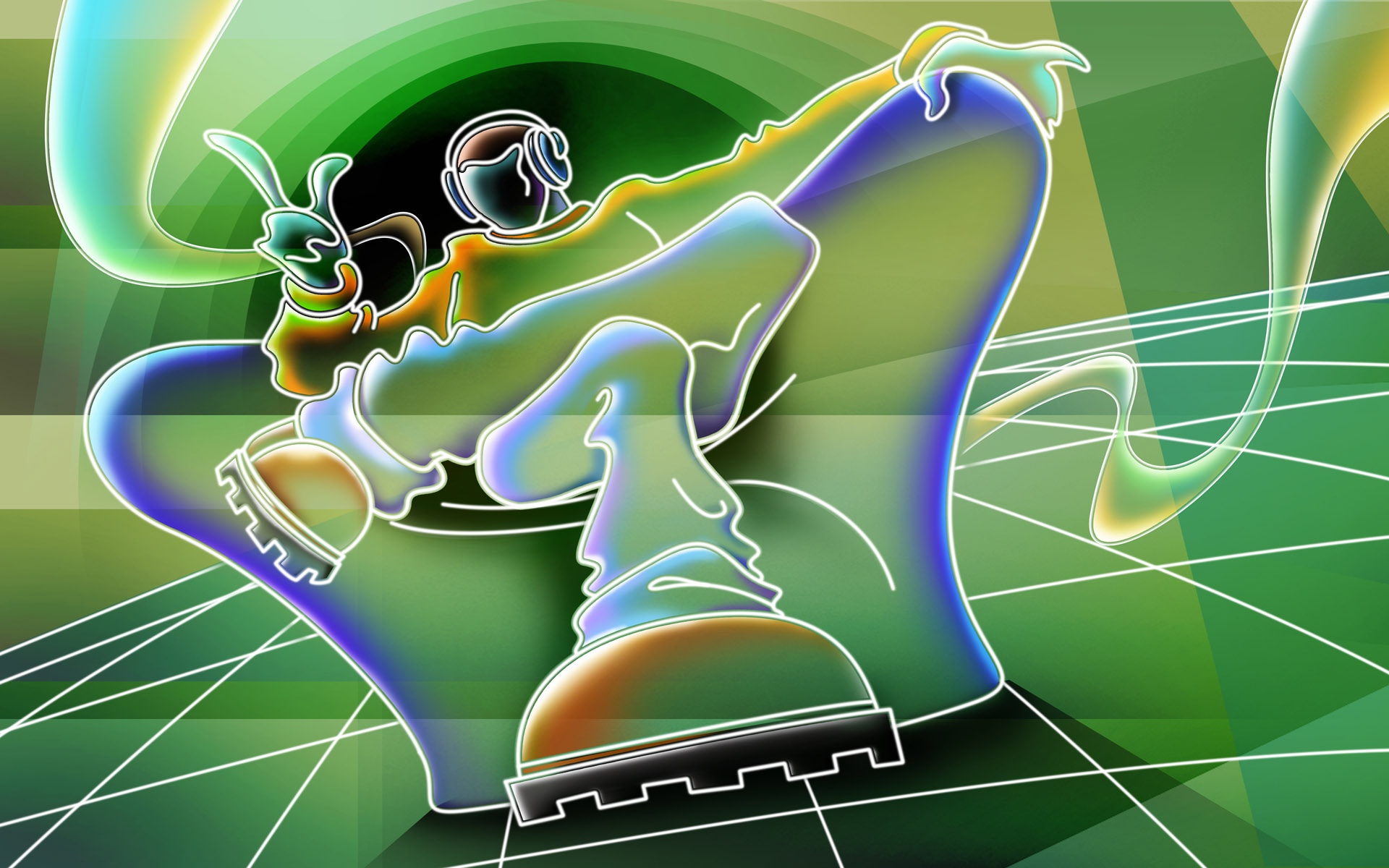 有意思的宽屏线描,高清图片,电脑桌面-壁纸族