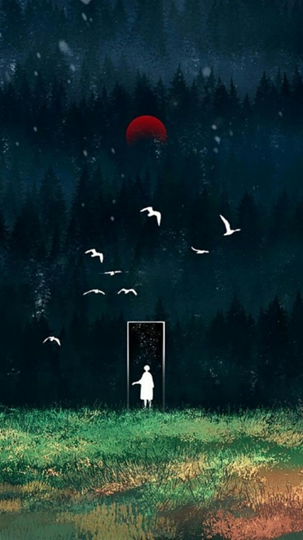 和月色说声晚安吧