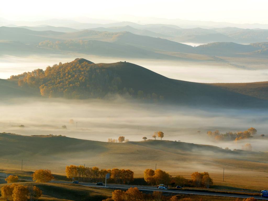 坝上草原迷人仙境风光