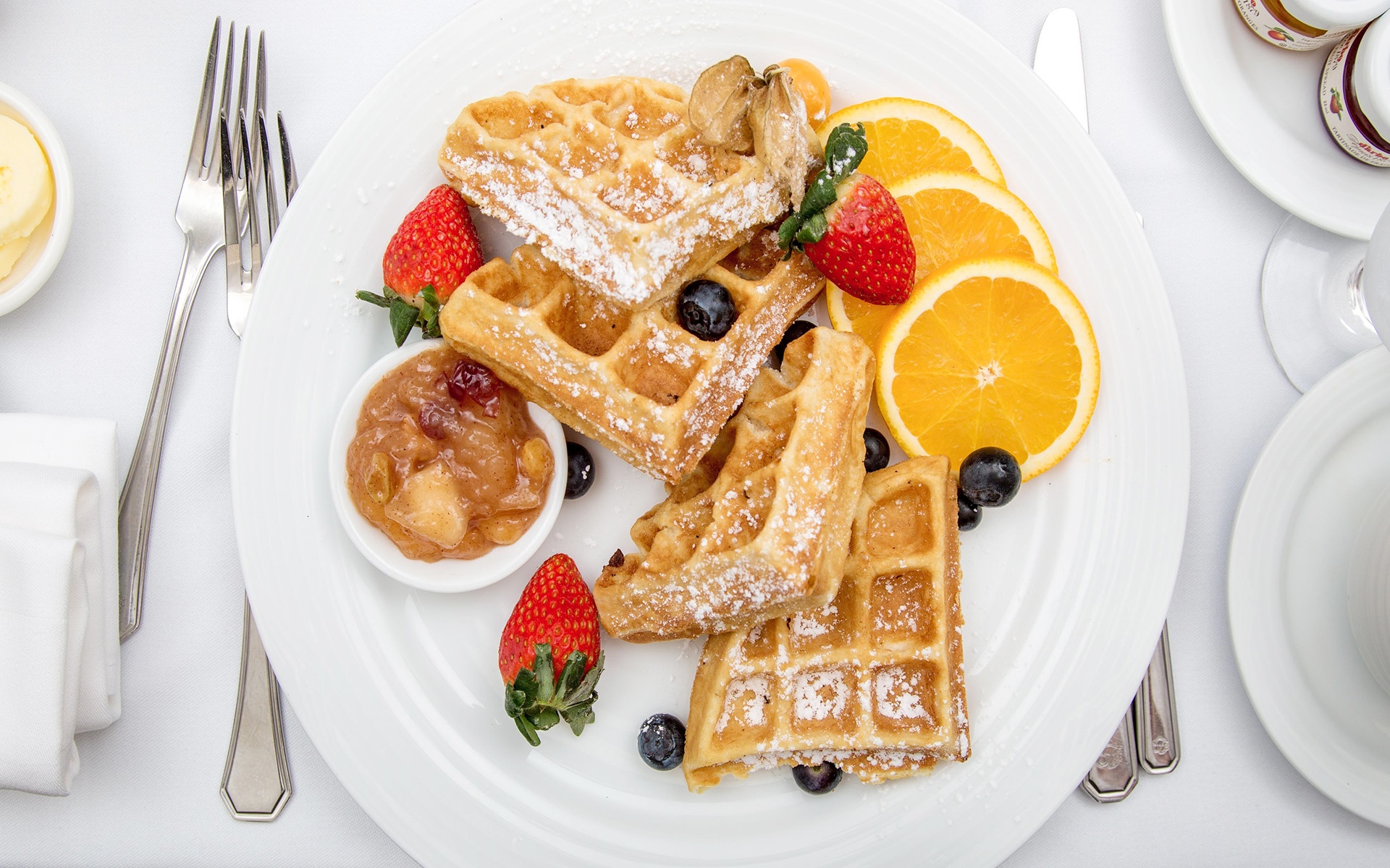 丰富的早餐美食,高清图片,电脑桌面-壁纸族