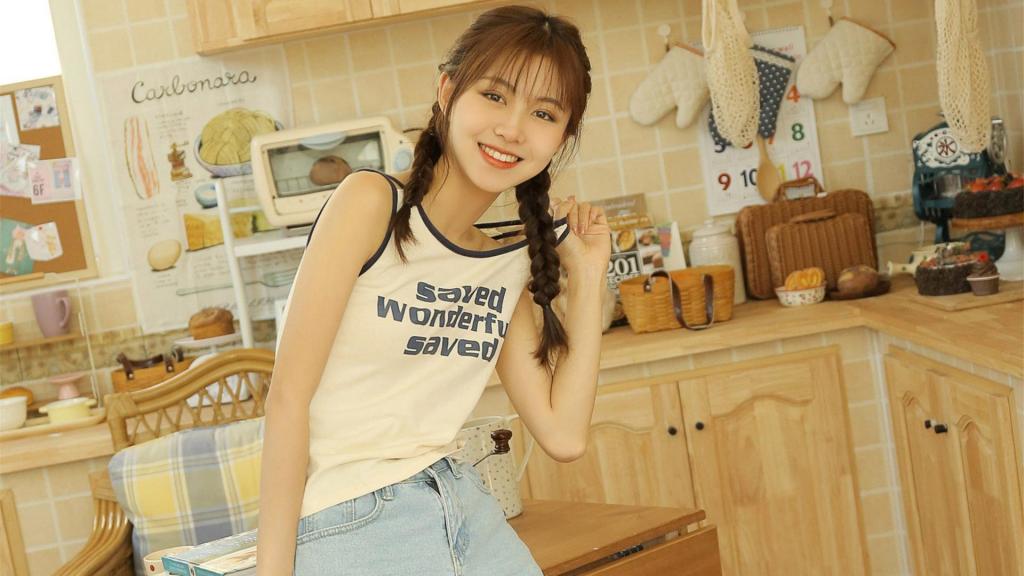 白皙性感双马尾辩美女气质私房撩人写真