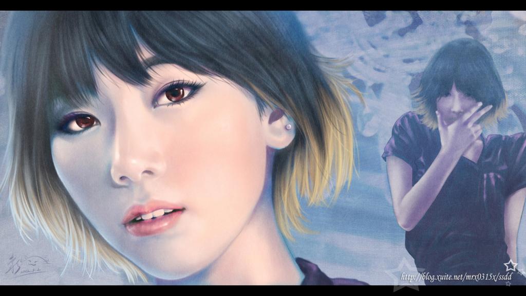 手绘美女(少女时代)