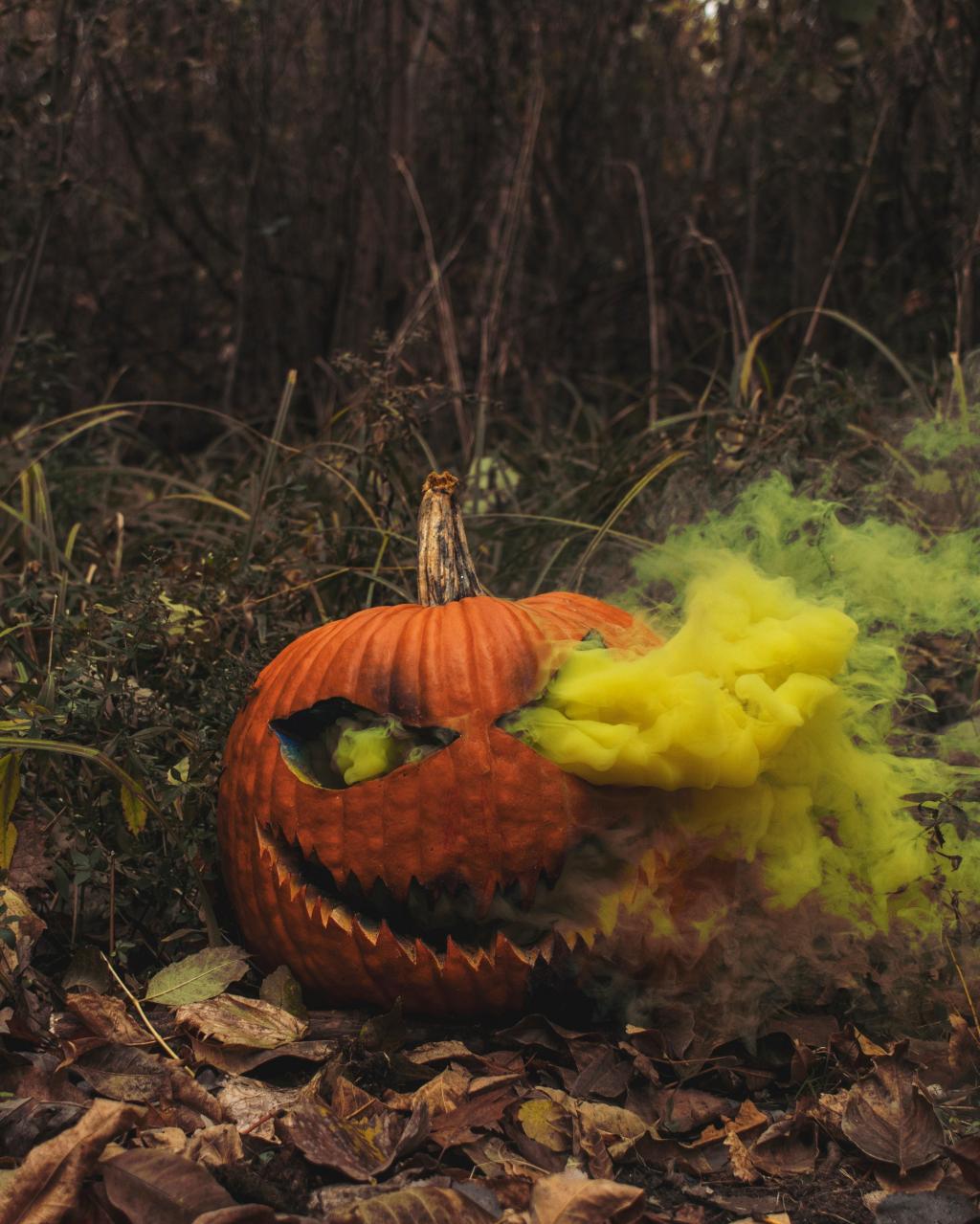 恐怖的万圣节南瓜
