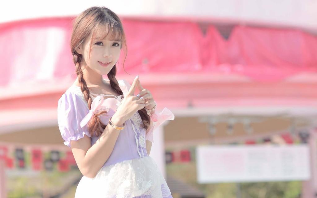 清纯双马尾学生妹写真