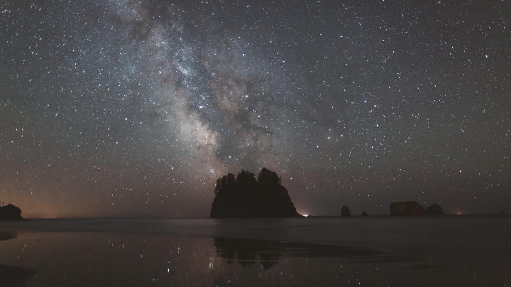 繁星点点的天空